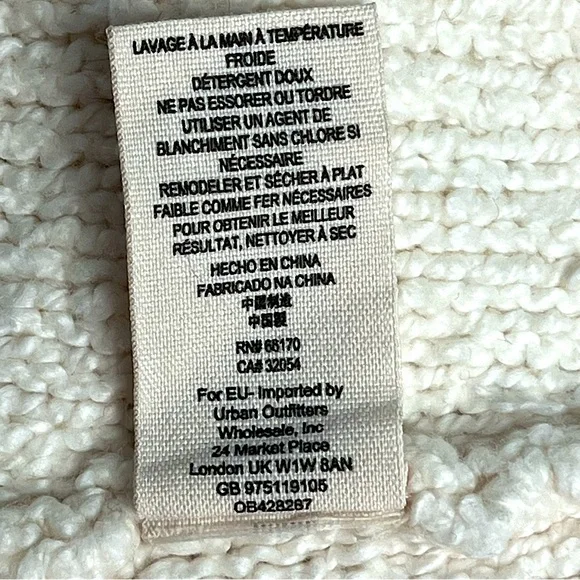 Free People Poncho Pullover Marled Knit XS/S Cozy Minimalist Versatile Layer - Picture 6 of 9